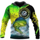 Marlin Fishing Camo 3D Pullover