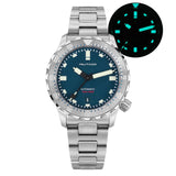 MILITADO ML20 Automatic Diver Watch 39mm PT5000 Mechanical Sapphire 200m Waterproof PVD BGW9 Lume Steel Bracelet Mens Watchs