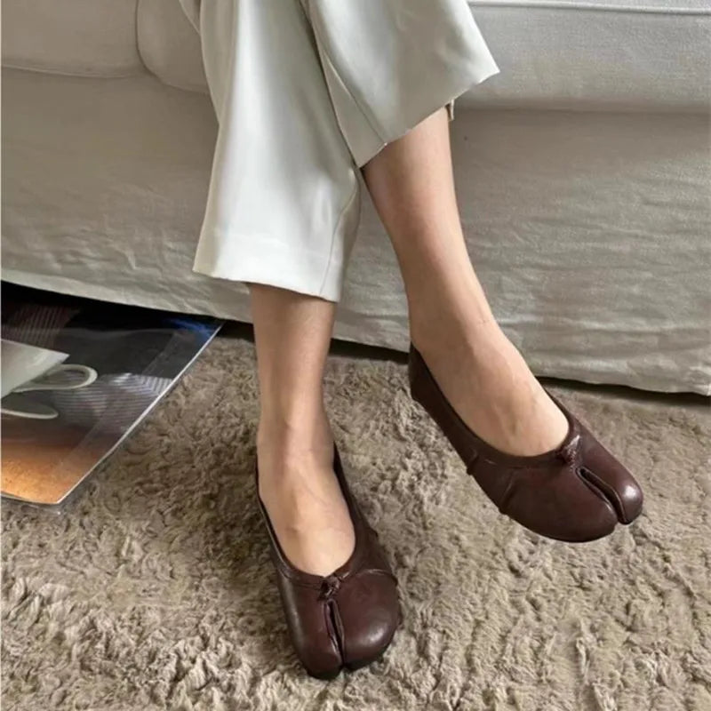 Split Toe Ballet Flats | Tabi Loafers for Women