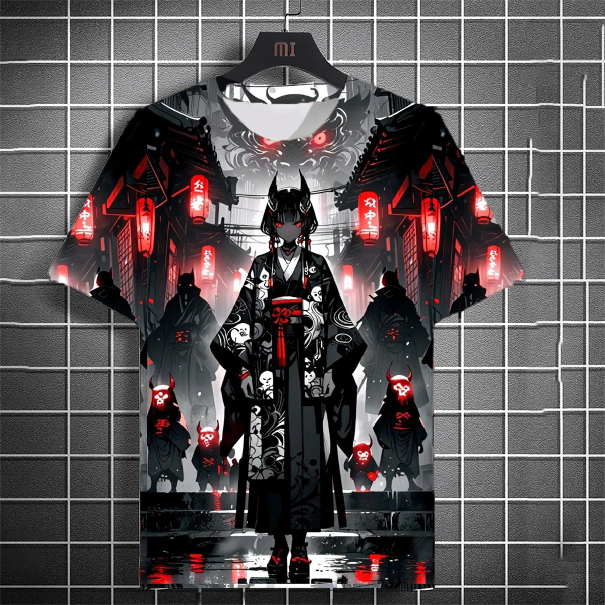 Men's Samurai Anime Graphic T-Shirt