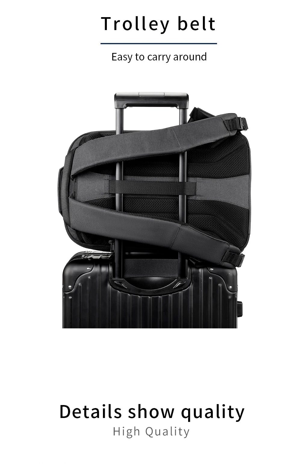 Kingsons  Anti-theft Men Backpack 180 Degree Open USB Charging Laptop Backpack 15.6 inch School Bags for Teenage Boys