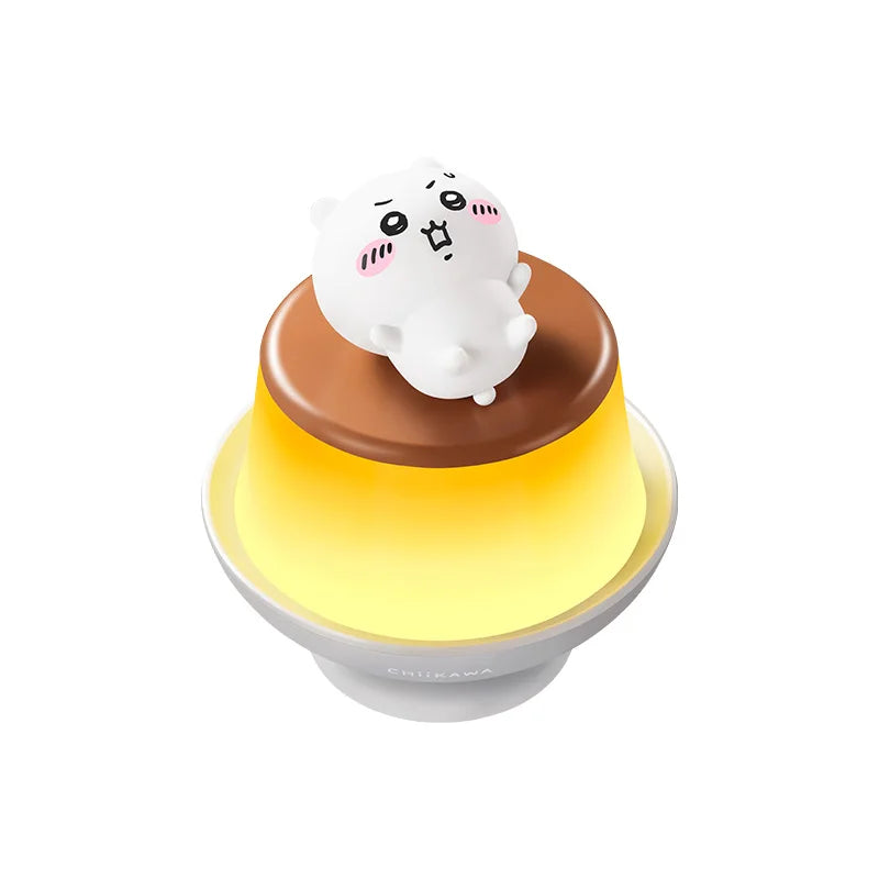 Marktube New Chiikawa Luminous Toys Desktop Ornaments Birthday Gifts Anime Hachiware Usagi Atmosphere Lamp Decor Valentine'S Day