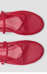 Mesh Summer Ballet Flats Shoes Women Buckle Strap Breathable 2025 New Flats Shoes Ladies Black Mary Janes Footwear Loafers