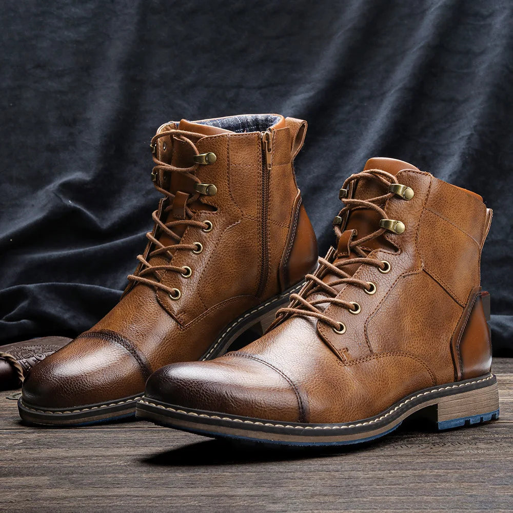 Men’s Classic Leather Ankle Boots
