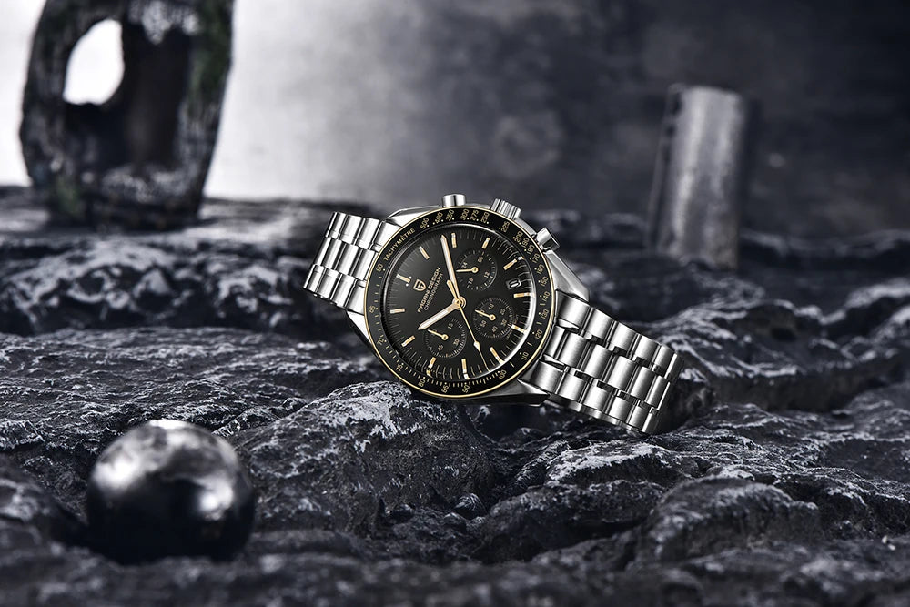 2026 New PAGANI DESIGN 1701 V5 Men's Watches Luxury Quartz Watch Men Sports Speed Chronograph AR Sapphire glass 100M Waterproof