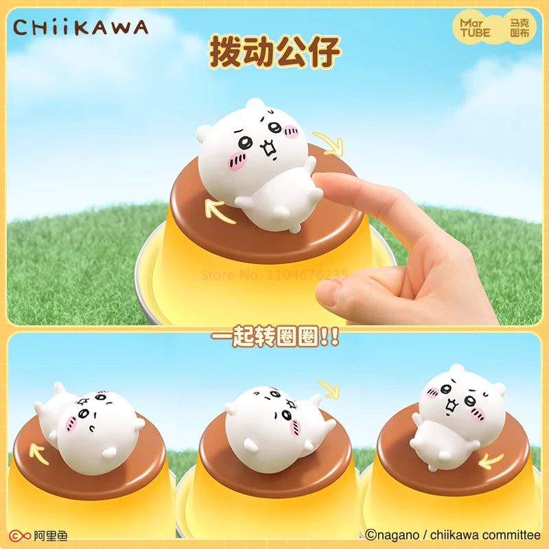 Marktube New Chiikawa Luminous Toys Desktop Ornaments Birthday Gifts Anime Hachiware Usagi Atmosphere Lamp Decor Valentine'S Day
