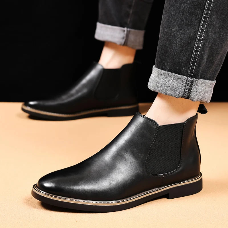 Men’s Retro Chelsea Ankle Boots