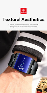 POEDAGAR Top Unique Men Clock Waterproof Fashion Casual Man Wristwatch Stainless Steel Original Sport Quartz Men's Watches Reloj