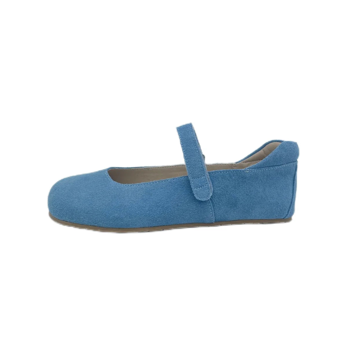 Tipsietoes 2026 Sprinng Autumn Barefoot Cow Suede Genuine Leather Women Ballerina With Zero Drop Flat Soft Sole Wider Toe Box