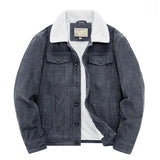 Men's Corduroy Zip-Up Winter Jacket
