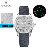 Cronos New 39mm Texture Luxury Men Business Dress Watches SW200 Automatic Mechanical Waterproof 100m L6037M