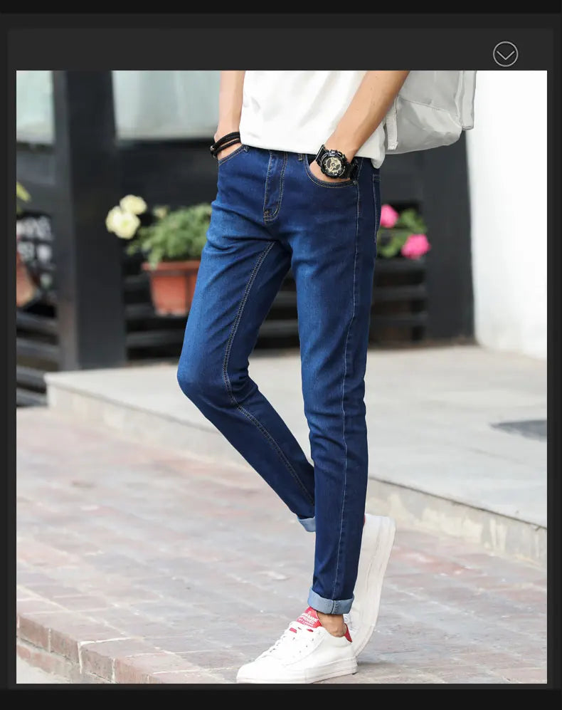Men's Slim Fit Skinny Stretch Denim Jeans