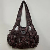 Vintage Women Bag Large Handbags Satchel Top-handle PU Shoulder Bag Vintage Dumpling Pack Multi-pockets Shoulder Bags Purse
