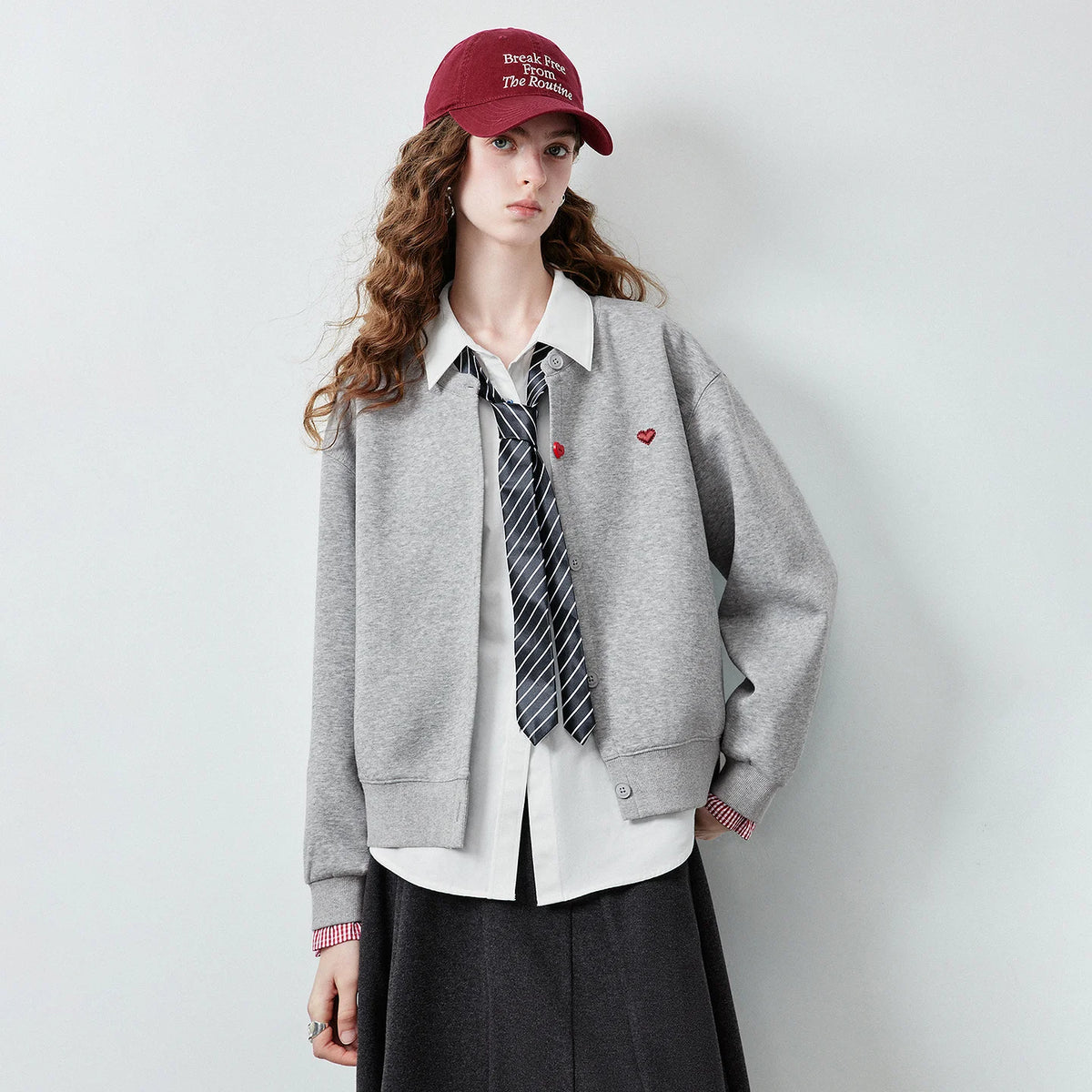 Women's Plaid Patchwork Cotton-Blend Jacket