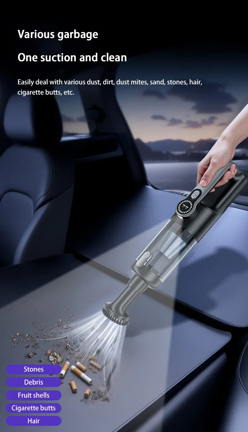 SUITU Wireless Handheld Car Vacuum Cleaner – 17000PA