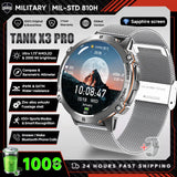 2026 Military Tank X3 Smart Watch | 1000mAh | AMOLED
