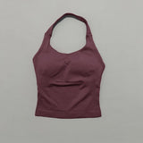 Impact Seamless Halter Longline Gym Top with Built-in Bra