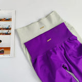 Women's Seamless Yoga Set with High-Waist Leggings