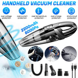 Cordless Handheld Vacuum | 6000Pa Wet & Dry | USB