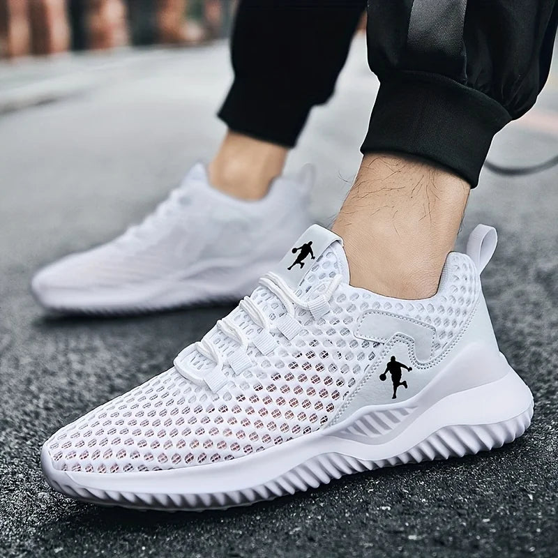 Men's Breathable Mesh Sneakers — Lightweight Casual Running Shoes