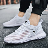 Men's Breathable Mesh Sneakers — Lightweight Casual Running Shoes