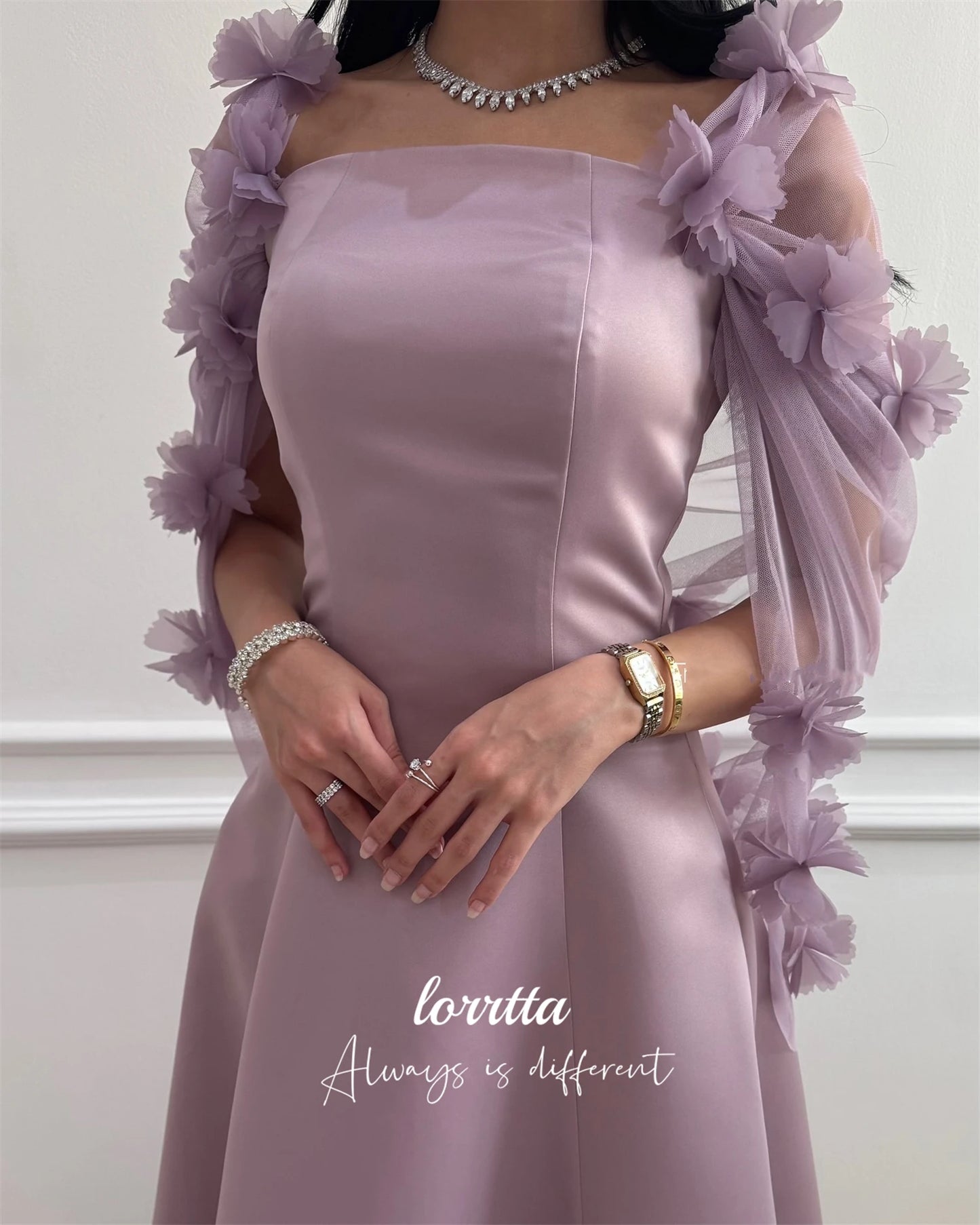 Cathy Wang Satin Prom Gown | Sweetheart A-Line Formal Dress