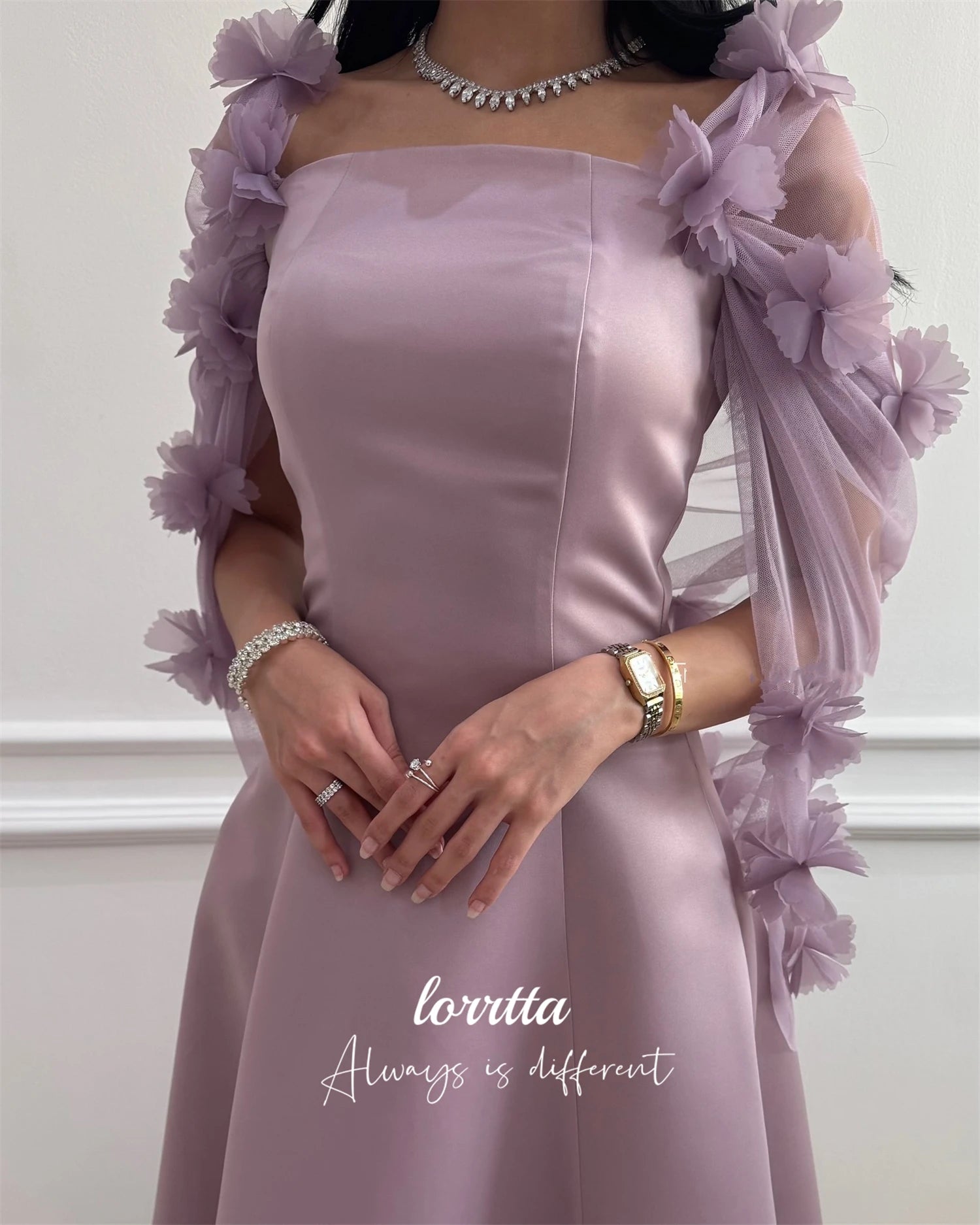 Cathy Wang Satin Prom Gown | Sweetheart A-Line Formal Dress