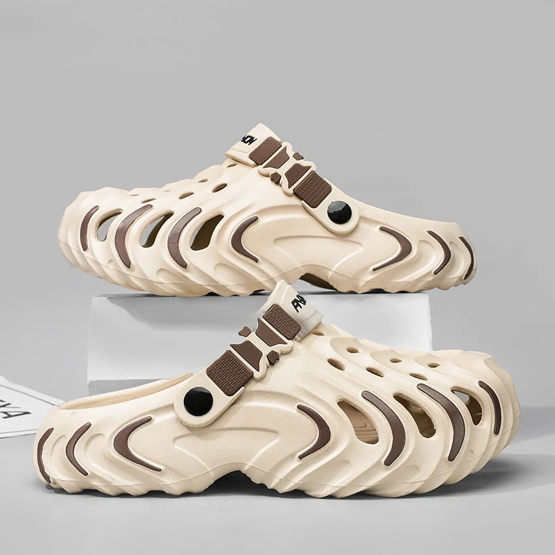 Men's EVA Clogs — Lightweight Outdoor Beach Slippers & Garden Slides