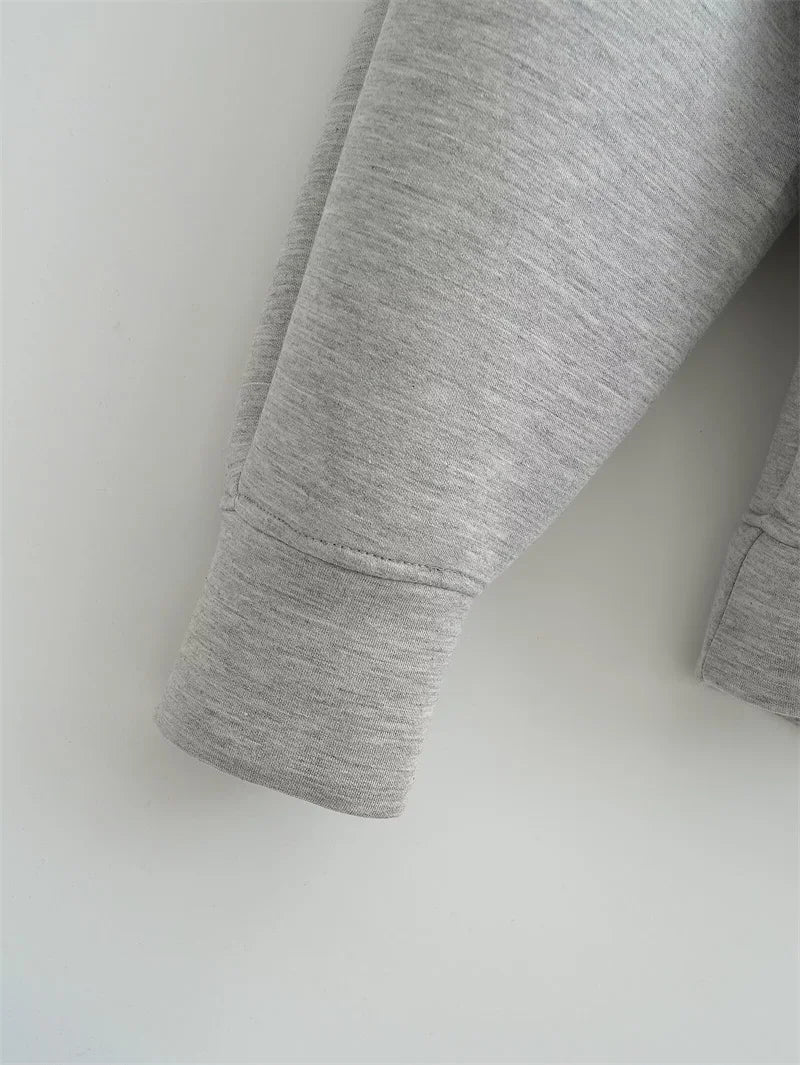 High Street Oversized Zip Hoodie