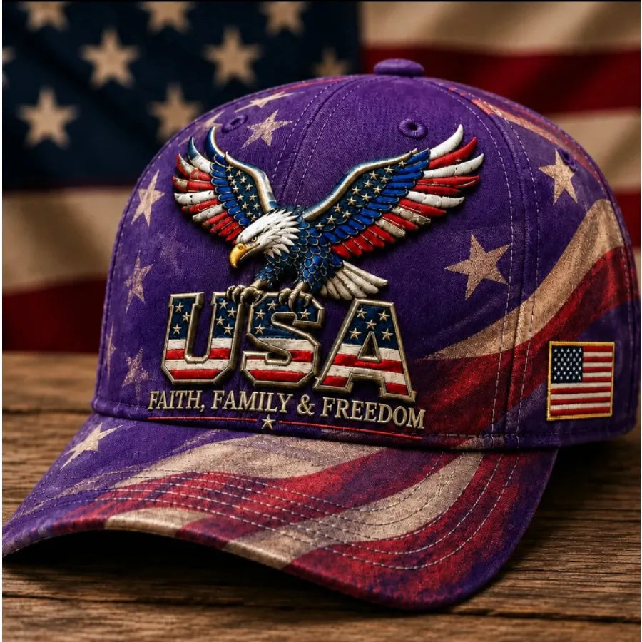 Unisex Cross Embroidery Baseball Cap | All-Season