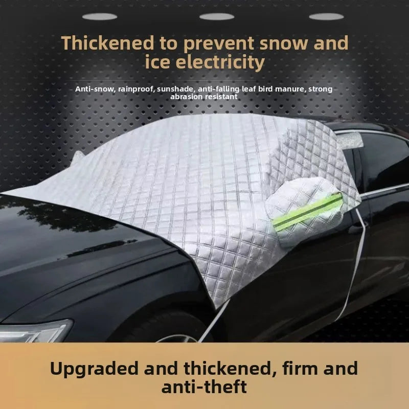 Universal Half Car Cover – Snow, Frost & Sun Shield