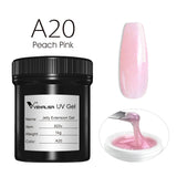VENALISA Jelly Gel Large Volume 1L Jelly Nude Collection Not Burning Soak Off UV LED Soft Extension Gel Nail Gel Nail Manicure