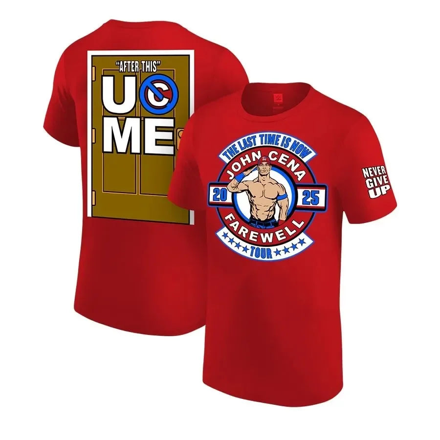 John Cena "Never Give Up" Men's Sports Tee