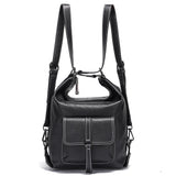 Zency Fashion Women Shoulder Bag 100% Genuine Leather Large Capacity Handbag Multifunction Use Satchel Crossbody Messenger Purse