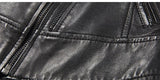 Women's Short Genuine Sheepskin Biker Jacket