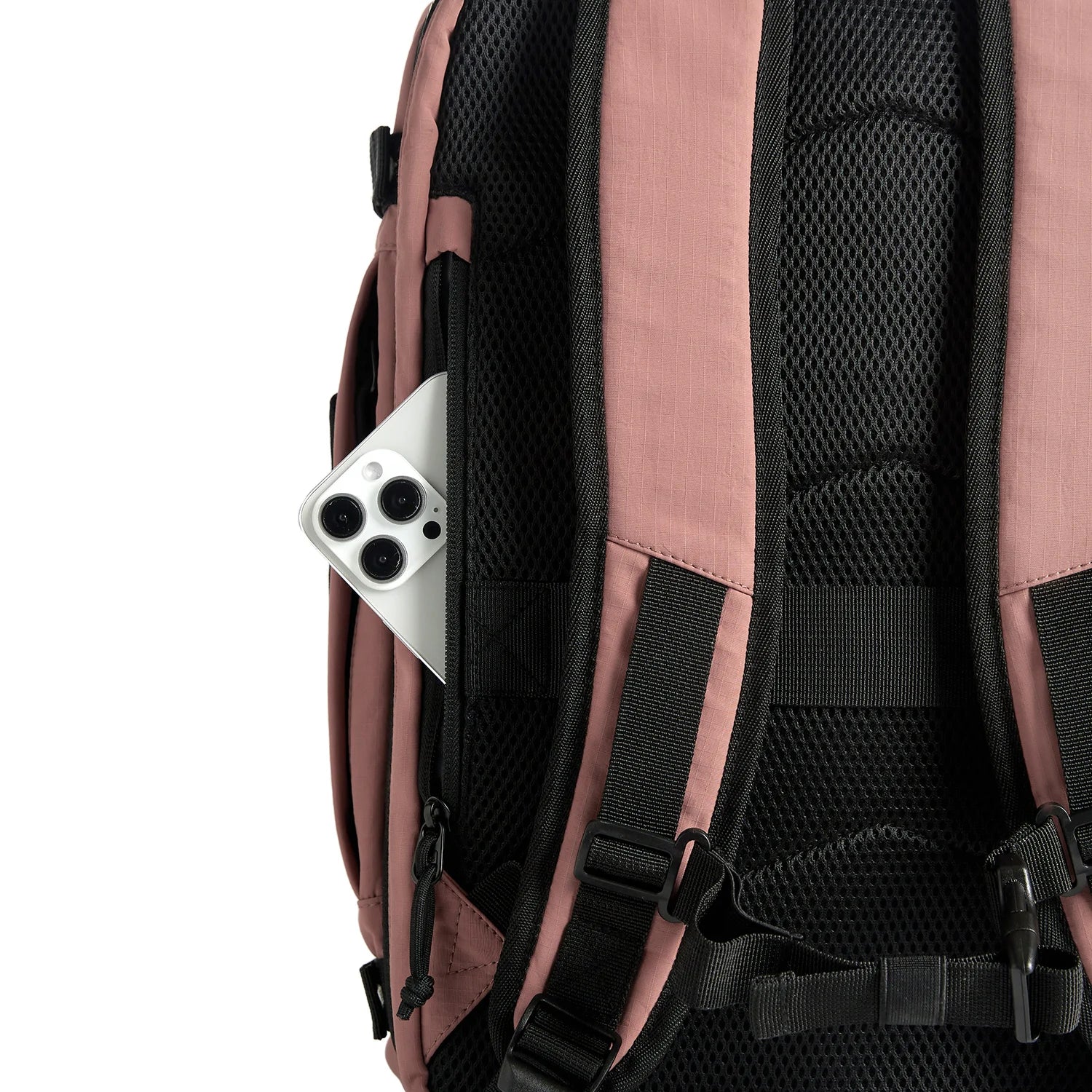 BAGSMART Men Women Travel Backpack with Shoe Compartment Airplane Compression Backpack Waterproof Anti‑theft Cabin Bag