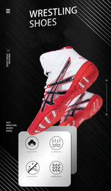 Men Wrestling Shoes Comfortable Male Wrestling Footwears Non Slip Boxing Shoes Lightweight