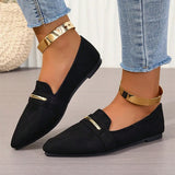2026 Summer Loafers Flats Pointed Toe Casual Women Shoes New Comfortable Walking Mujer Zapatos:Wear-resisting