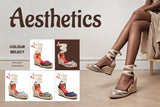 CHCH Women's Beach Shoes 2025 New Anti slip Handmade Hemp Bottom Flat Shoes Mommy Gift Casual Shoes