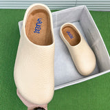 Men's and Women's Summer Breathable, Waterproof, Non-Slip Kitchen Shoes, Slip-On Beach Shoes, Toe-Toe Sandals and Slippers