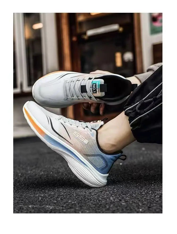 Men's Breathable Mesh Casual Sneakers — Lightweight, Non-Slip Soft Sole