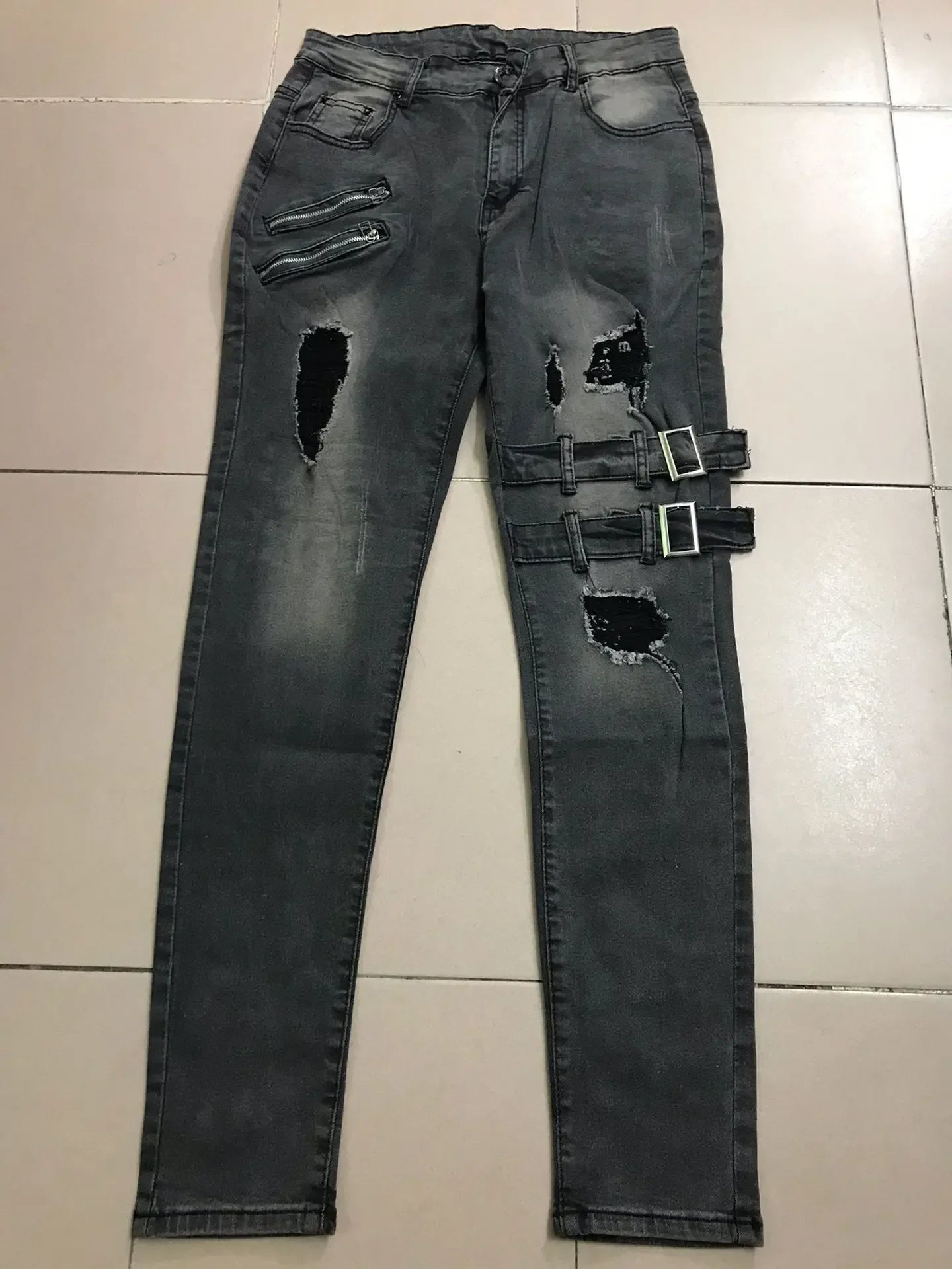Men's Plus Size Straight Leg Jeans – Streetwear Denim