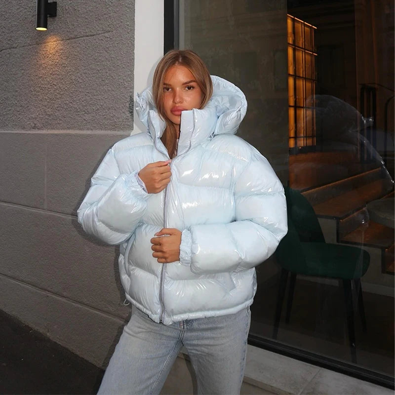 Women’s Hooded Puffy Cotton Jacket