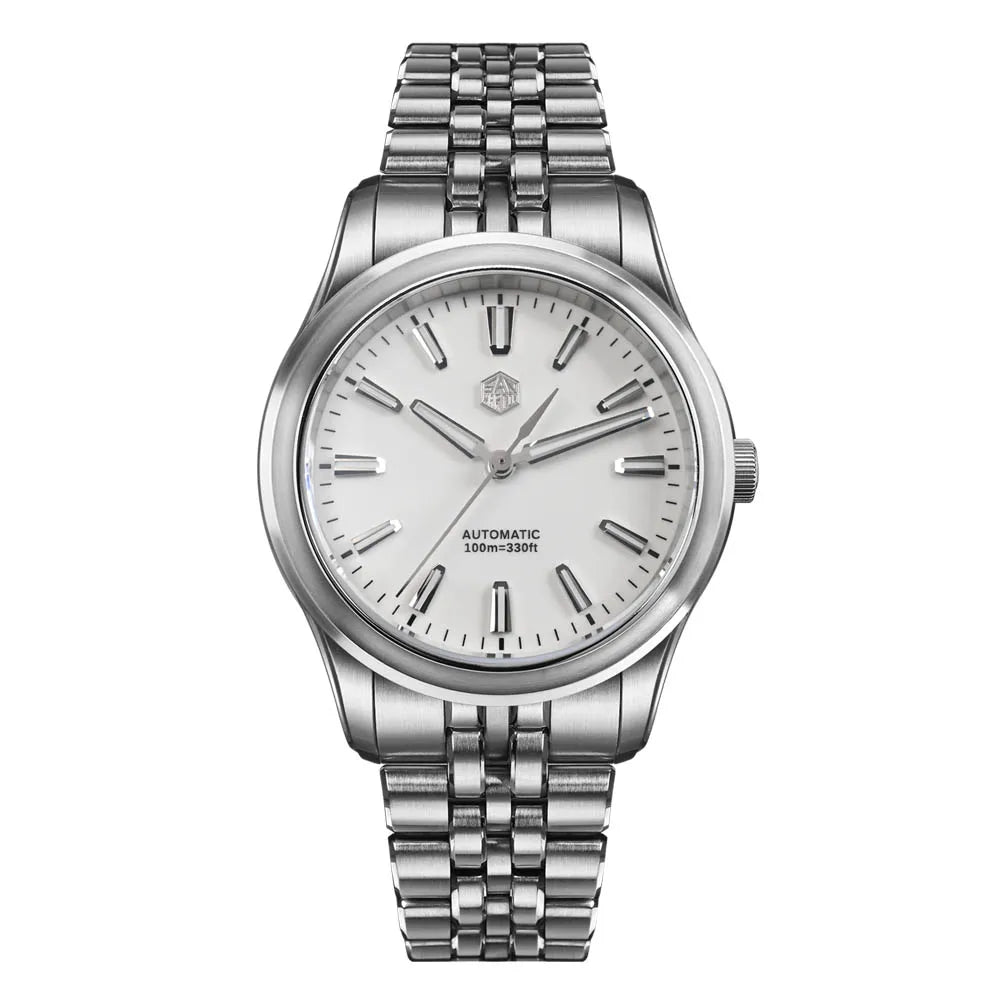 San Martin Gada Classic Enamel Dial Dress Watch SN0144