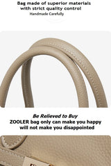 Hot Seller ZOOLER Quality Handmade 100%  Genuine Leather Women Handbag Luxurious Tote Shoulder Bags Female Business Use#YC368