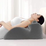 Adult Contoured Memory Foam Hip & Lumbar Support Cushion, Orthopedic Body Lift Pillow for Sitting Up, Flat Lying & Prone Rest