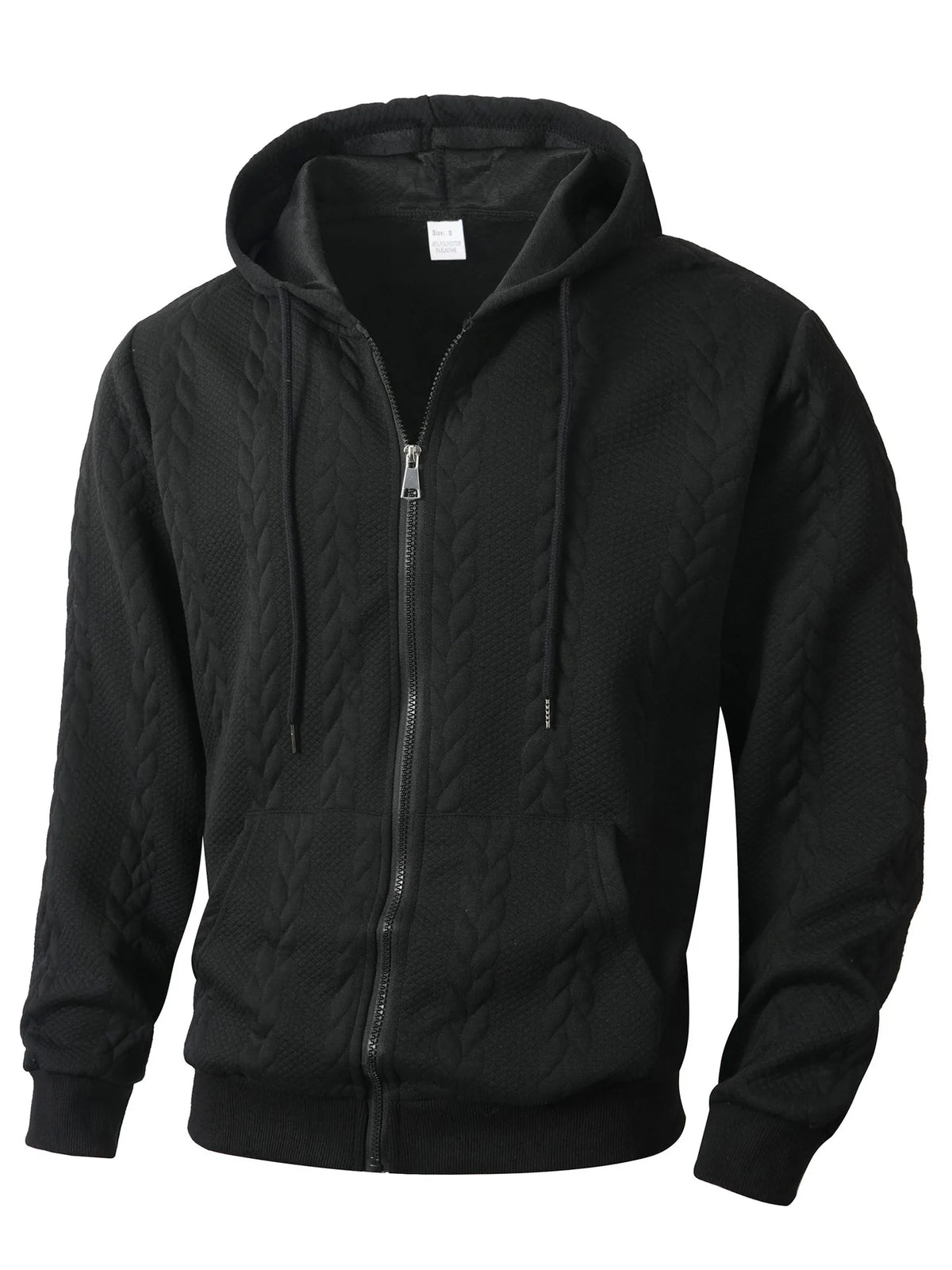 Men's Knit Zip-Up Hoodie
