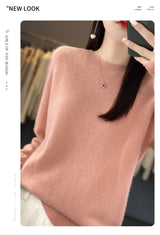 Women's Merino Wool Crew Neck Sweater