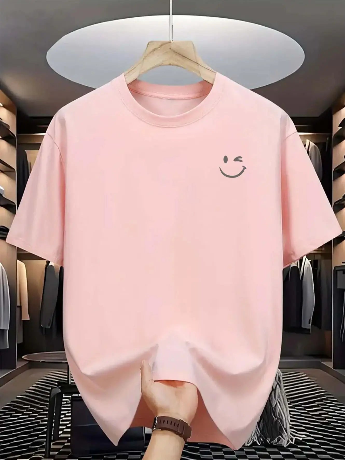 High Street Letter Print Cotton Tee