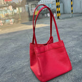 Fashion Silk Women Bucket Bag Luxury Suede Leather Female Party Handbag Custom Name Multiple Lady Shoulder Bag With Top Handles